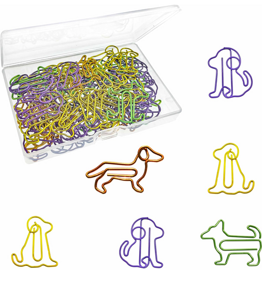 Dog Paperclips 60 count