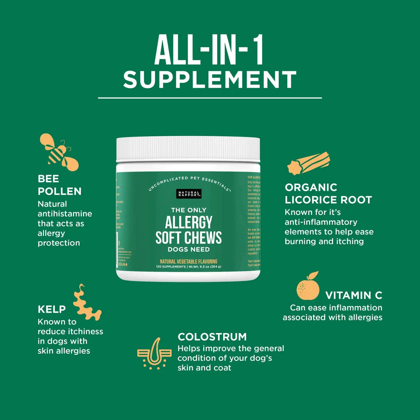 Natural Rapport Allergy Soft Chews